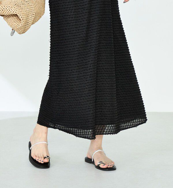 NOLLEY'S「ウォッシャブルカットジャガードキャミワンピース」|ワンピース|