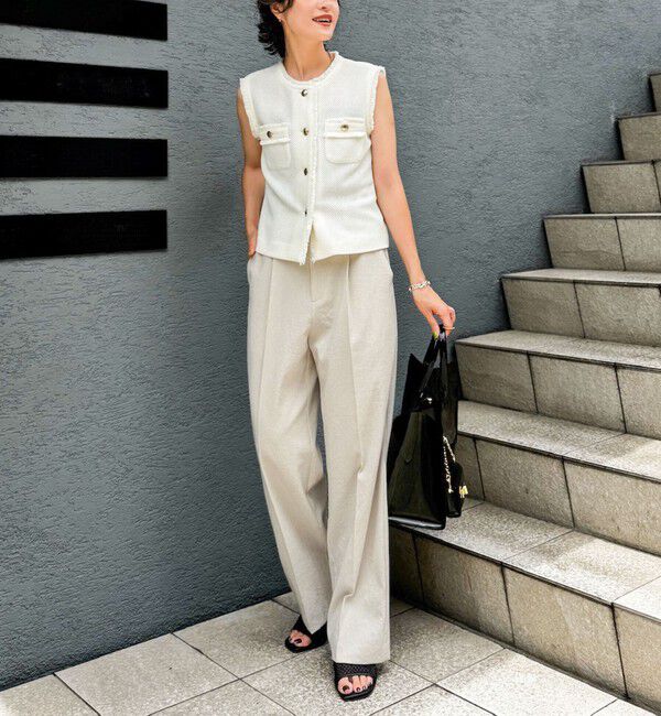 NOLLEY'S sophi「ラッセルフリンジベスト」|ベスト・ジレ|