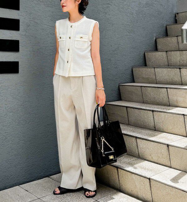 NOLLEY'S sophi「ラッセルフリンジベスト」|ベスト・ジレ|