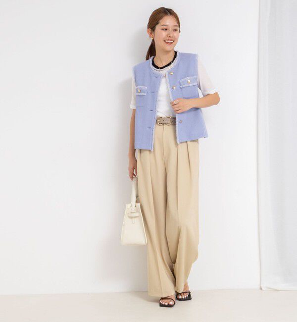 NOLLEY'S sophi「ラッセルフリンジベスト」|ベスト・ジレ|