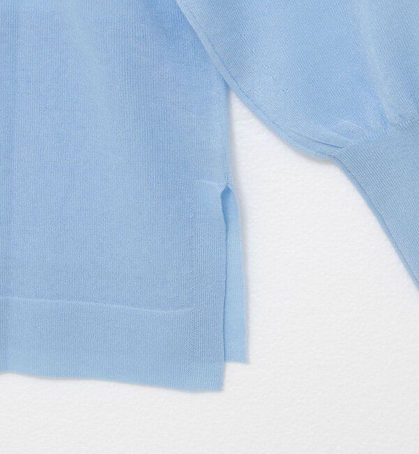 NOLLEY'S sophi「《手洗い可能》綿混シアーVネックカーディガン」|カーディガン|