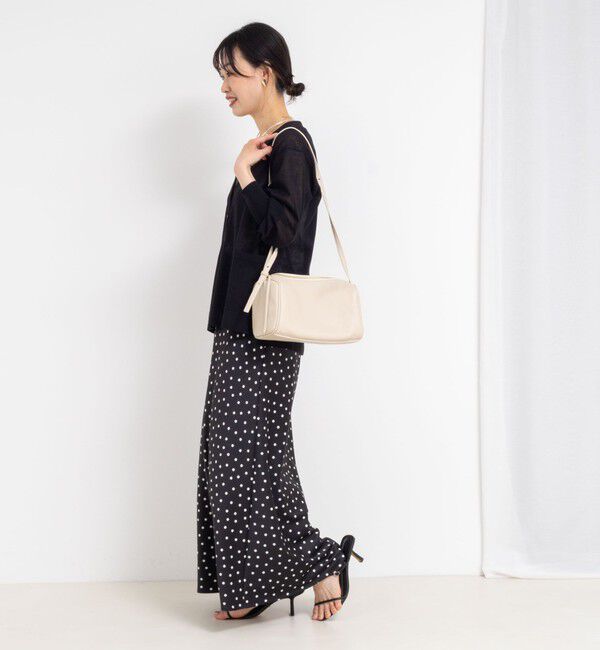 NOLLEY'S sophi「《手洗い可能》綿混シアーVネックカーディガン」|カーディガン|