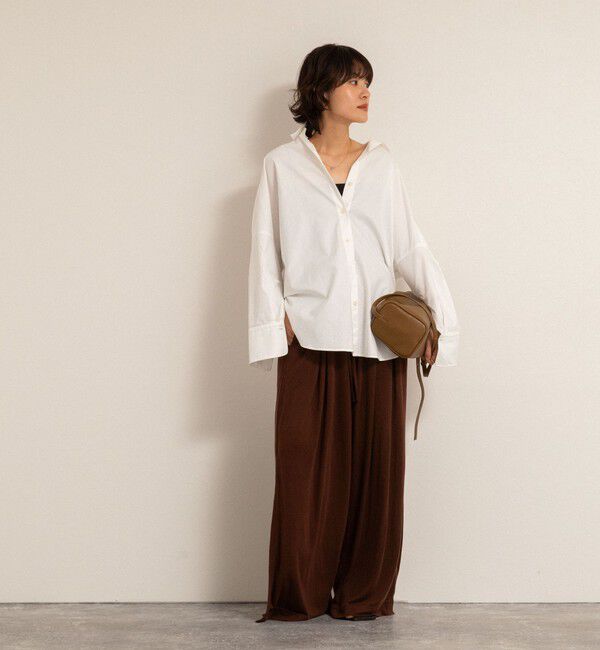 NOLLEY'S「【MAQWEL/マクウェル】ソフトタッチスラブスリットパンツ」|その他|