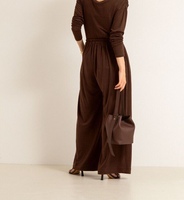 NOLLEY'S「【MAQWEL/マクウェル】ソフトタッチスラブスリットパンツ」|その他|