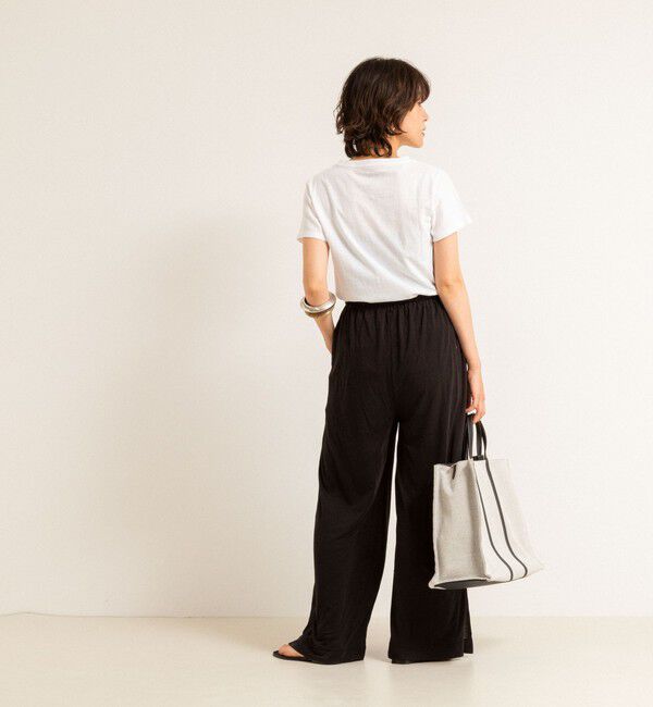 NOLLEY'S「【MAQWEL/マクウェル】ソフトタッチスラブスリットパンツ」|その他|