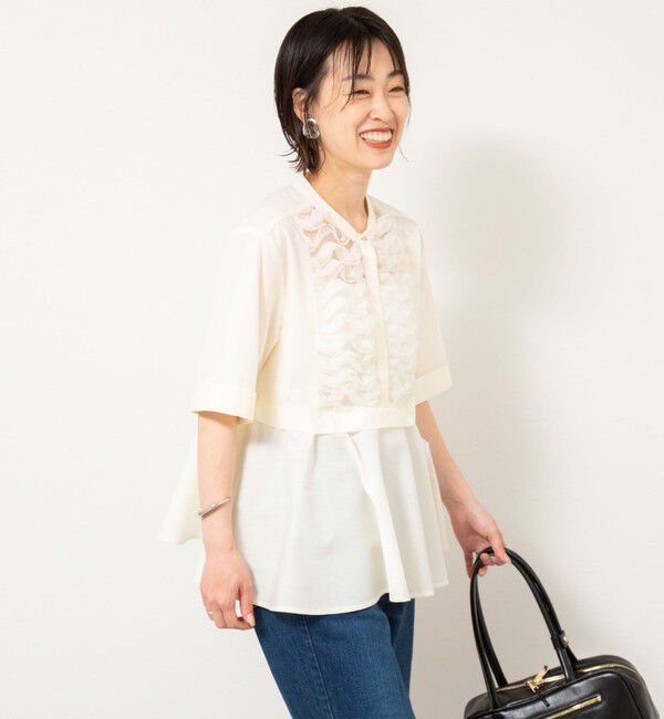 NOLLEY'S「フリルブラウス」|シャツ・ブラウス|