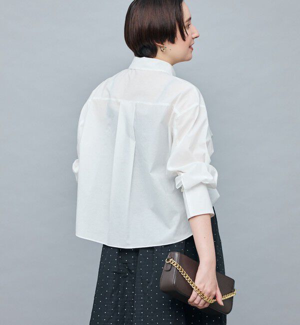 NOLLEY'S sophi「エアリーショートシャツ」|シャツ・ブラウス|