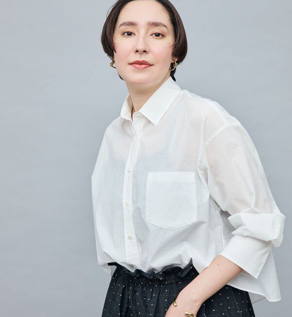 NOLLEY'S sophi「エアリーショートシャツ」|シャツ・ブラウス|