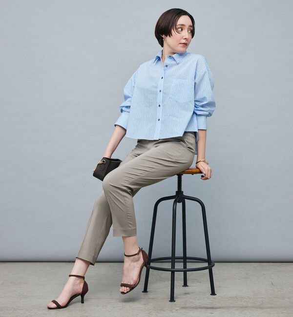 NOLLEY'S sophi「エアリーショートシャツ」|シャツ・ブラウス|