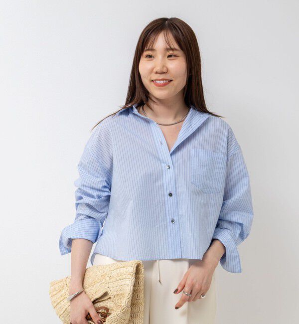 NOLLEY'S sophi「エアリーショートシャツ」|シャツ・ブラウス|