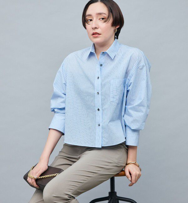 NOLLEY'S sophi「エアリーショートシャツ」|シャツ・ブラウス|