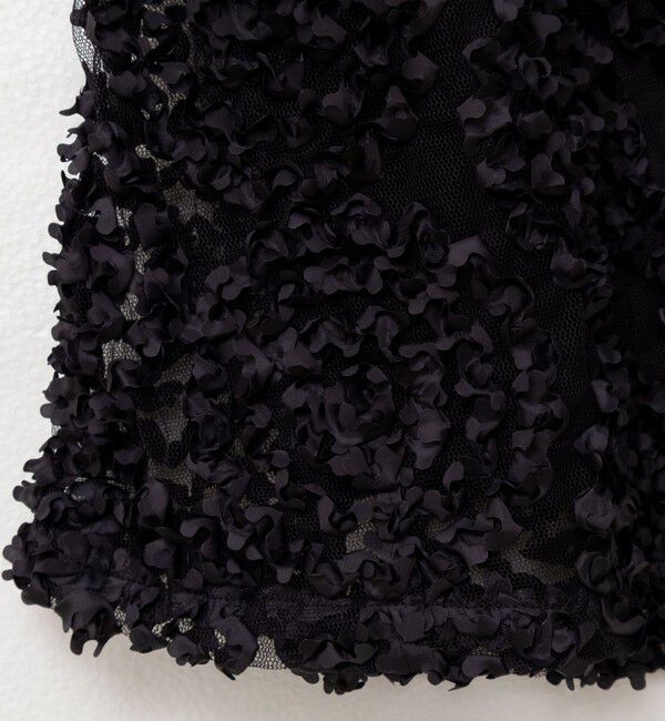 NOLLEY'S「シアーフラワーフレアスカート」|フレア|