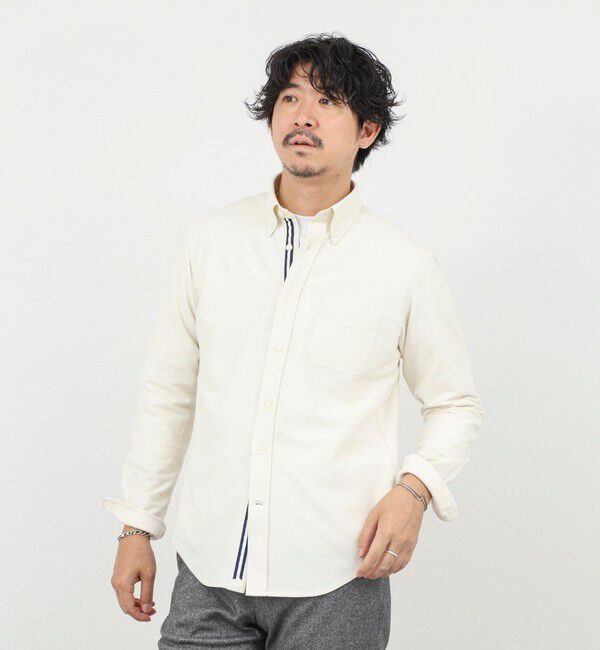 NOLLEY'S goodman「起毛ジャージ テープBD 25AW」|シャツ・ブラウス|