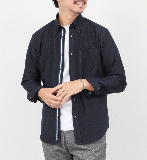 NOLLEY'S goodman「起毛ジャージ テープBD 25AW」|シャツ・ブラウス|