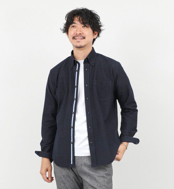 NOLLEY'S goodman「起毛ジャージ テープBD 25AW」|シャツ・ブラウス|