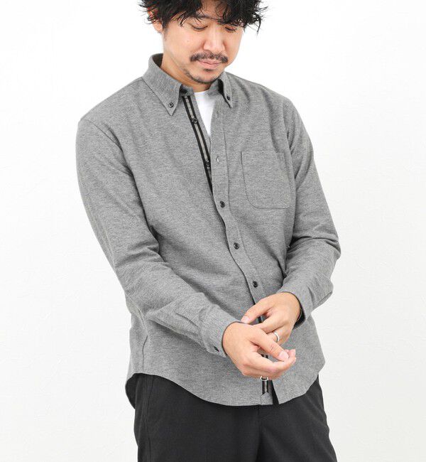 NOLLEY'S goodman「起毛ジャージ テープBD 25AW」|シャツ・ブラウス|