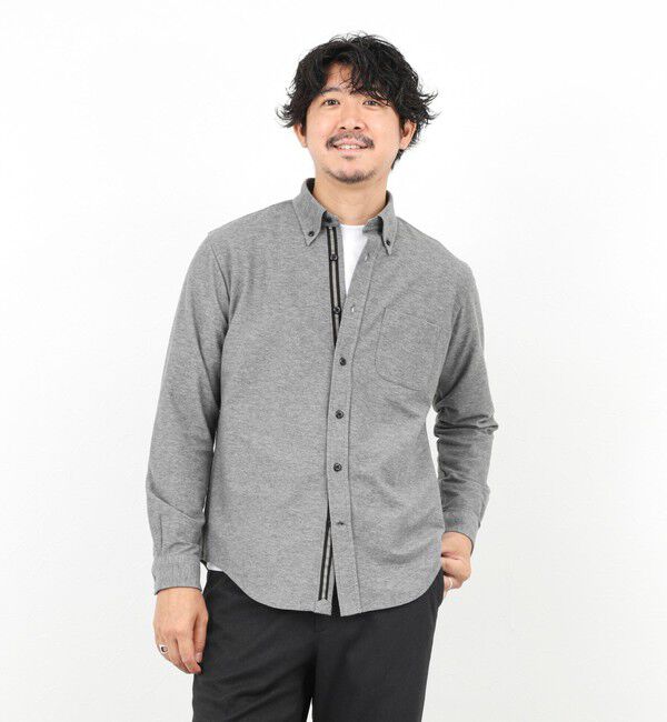 NOLLEY'S goodman「起毛ジャージ テープBD 25AW」|シャツ・ブラウス|