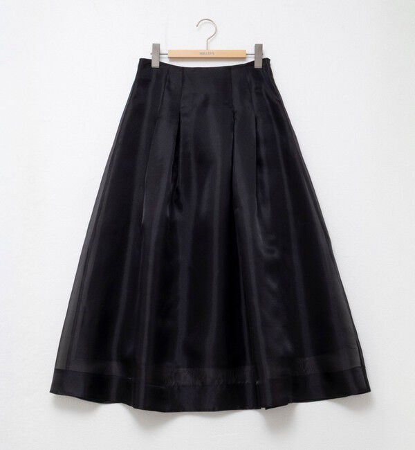 NOLLEY'S「ウォッシャブルオーガンジーフレアスカート」|フレア|