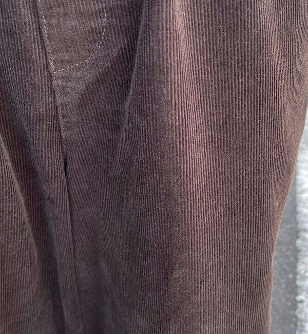 fredy emue「コーデュロイ イージーカーブパンツ」|チノ|