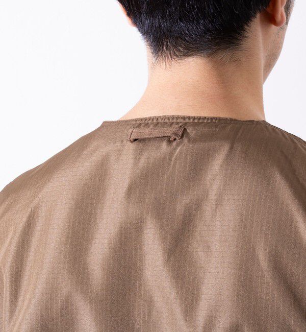 GLOSTER「【TAION/タイオン】ミリタリー Ripstop  Vネックジップリバーシブルベスト ユニセックス」|ベスト・ジレ|