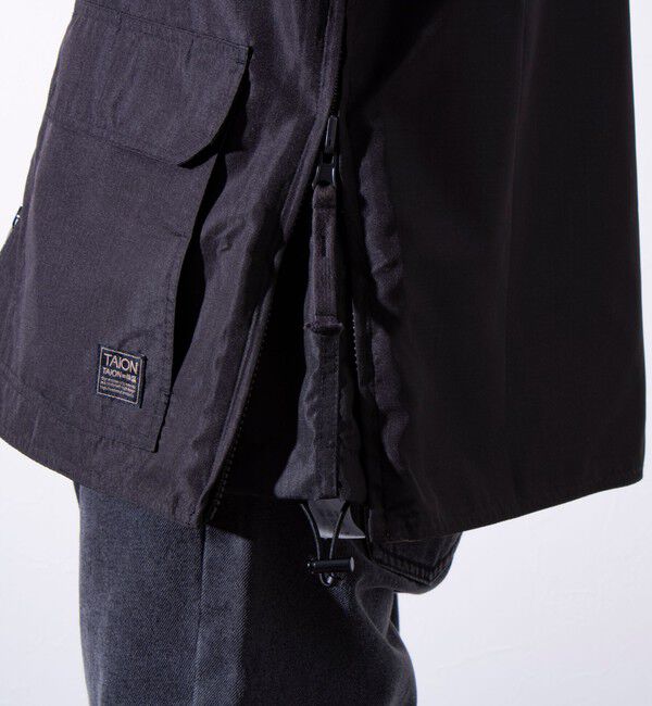 GLOSTER「【TAION/タイオン】ミリタリー Ripstop  Vネックジップリバーシブルベスト ユニセックス」|ベスト・ジレ|