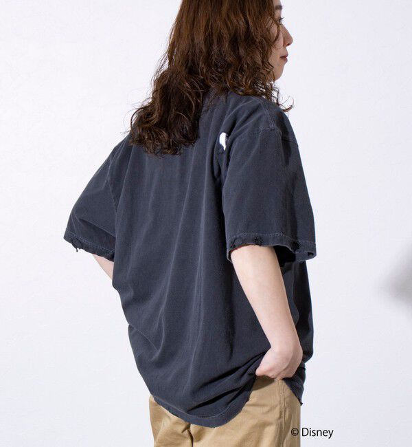 GLOSTER「【GOOD ROCK SPEED】別注ペンキ/ダメージ加工/ミッキー/MICKEY/ Tシャツ」|Tシャツ・カットソー|