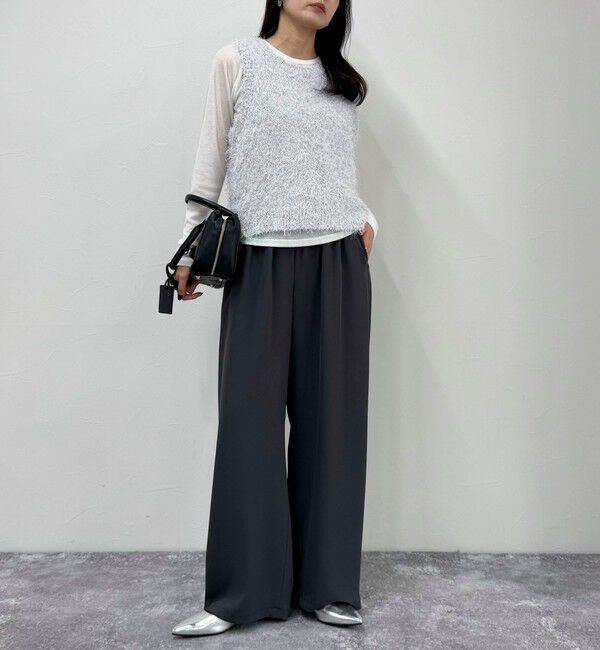 fredy emue「【累計販売数4万本突破！】とろみツイルストレートイージーパンツ」|チノ|