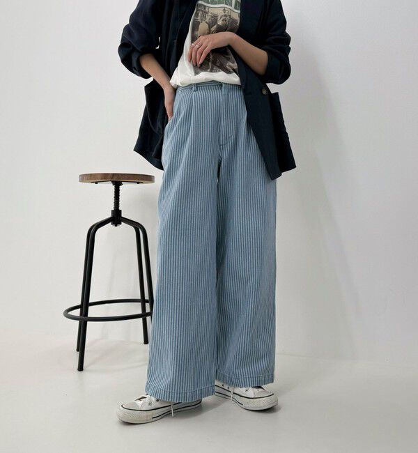 fredy emue「【GEVACO/ゲバコ】《セットアップ対応》タックロングパンツ」|チノ|