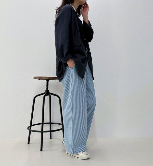 fredy emue「【GEVACO/ゲバコ】《セットアップ対応》タックロングパンツ」|チノ|