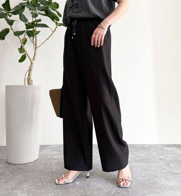 fredy emue「ドライスラブストレートイージーパンツ」|チノ|