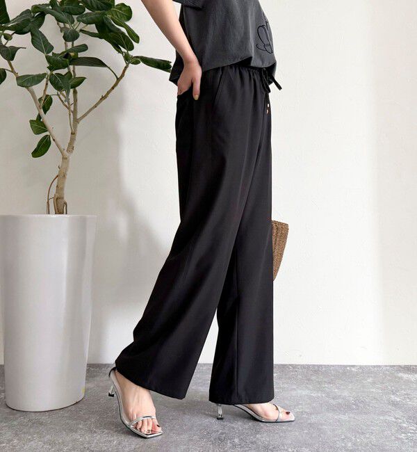 fredy emue「ドライスラブストレートイージーパンツ」|チノ|