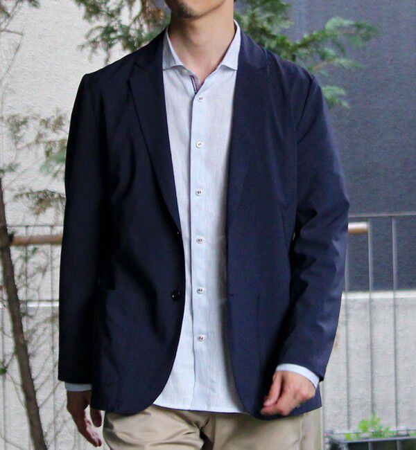 GLOSTER「【GLOSTER/グロスター】COOLMAX ポリトロテーラードジャケット イージーケア 2B」|テーラードジャケット|