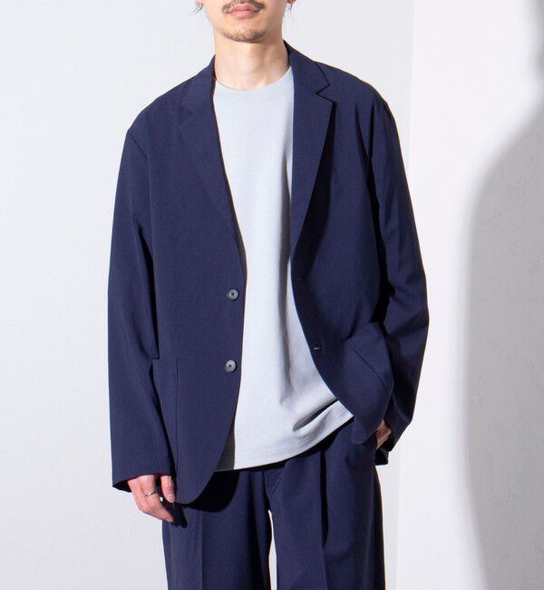 GLOSTER「【GLOSTER/グロスター】COOLMAX ポリトロテーラードジャケット イージーケア 2B」|テーラードジャケット|