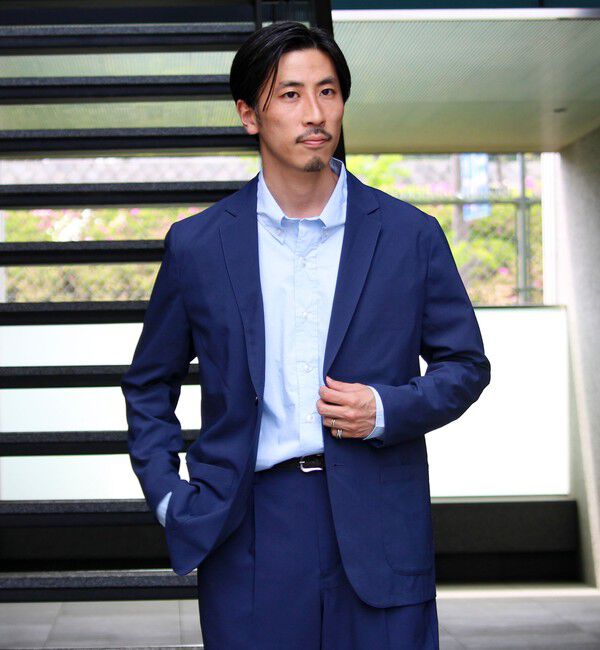 GLOSTER「【GLOSTER/グロスター】COOLMAX ポリトロテーラードジャケット イージーケア 2B」|テーラードジャケット|