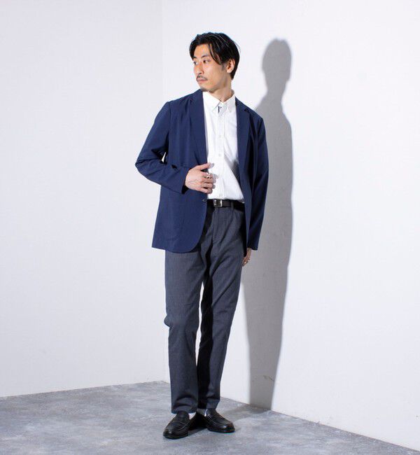 GLOSTER「【GLOSTER/グロスター】COOLMAX ポリトロテーラードジャケット イージーケア 2B」|テーラードジャケット|