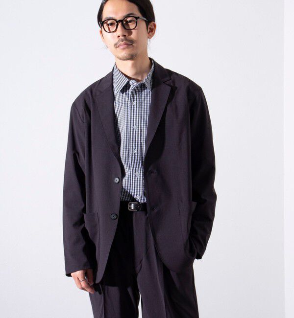 GLOSTER「【GLOSTER/グロスター】COOLMAX ポリトロテーラードジャケット イージーケア 2B」|テーラードジャケット|