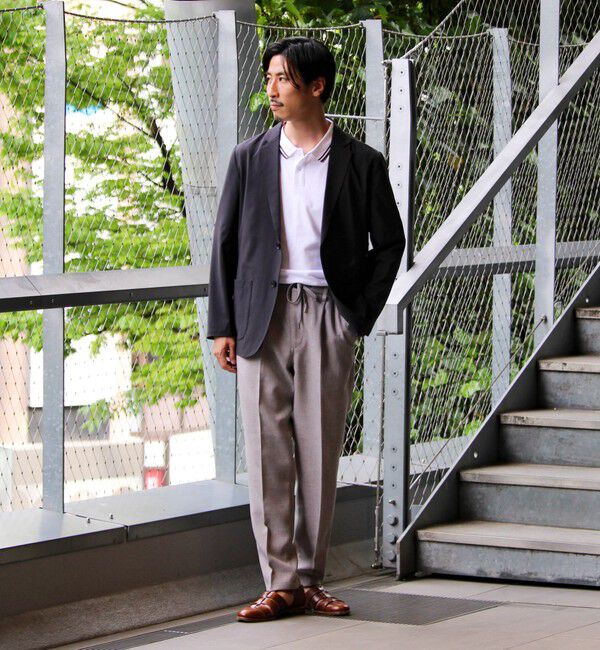 GLOSTER「【GLOSTER/グロスター】COOLMAX ポリトロテーラードジャケット イージーケア 2B」|テーラードジャケット|