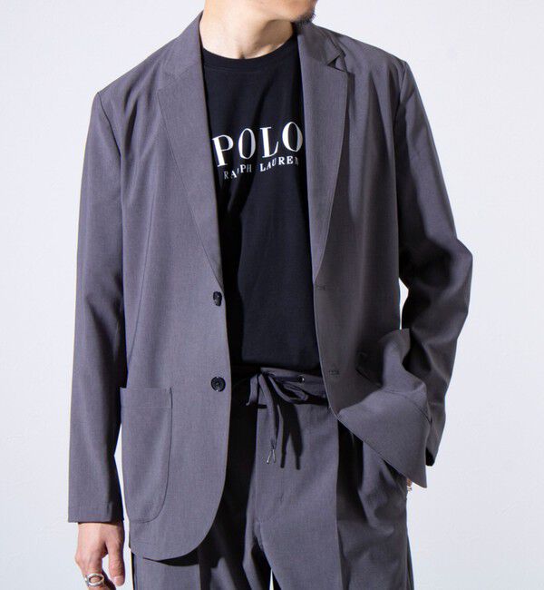 GLOSTER「【GLOSTER/グロスター】COOLMAX ポリトロテーラードジャケット イージーケア 2B」|テーラードジャケット|