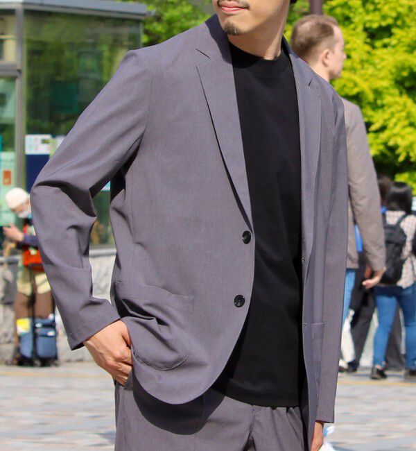 GLOSTER「【GLOSTER/グロスター】COOLMAX ポリトロテーラードジャケット イージーケア 2B」|テーラードジャケット|