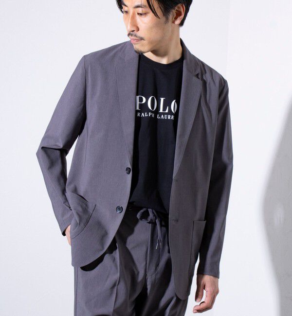 GLOSTER「【GLOSTER/グロスター】COOLMAX ポリトロテーラードジャケット イージーケア 2B」|テーラードジャケット|