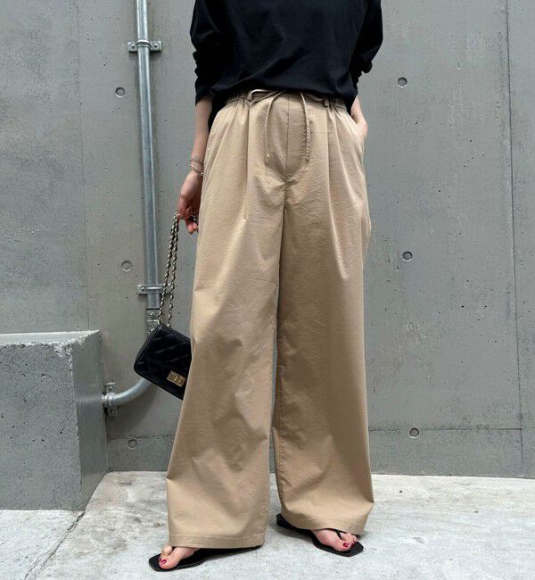 fredy emue「タイプライターストリングパンツ」|チノ|