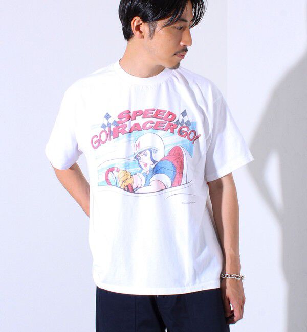 GLOSTER「昭和アニメヒーローTシャツ（スピードレーサー・ガッチャマン・マジンガーZ）」|Tシャツ・カットソー|