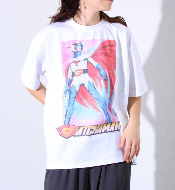 GLOSTER「昭和アニメヒーローTシャツ（スピードレーサー・ガッチャマン・マジンガーZ）」|Tシャツ・カットソー|