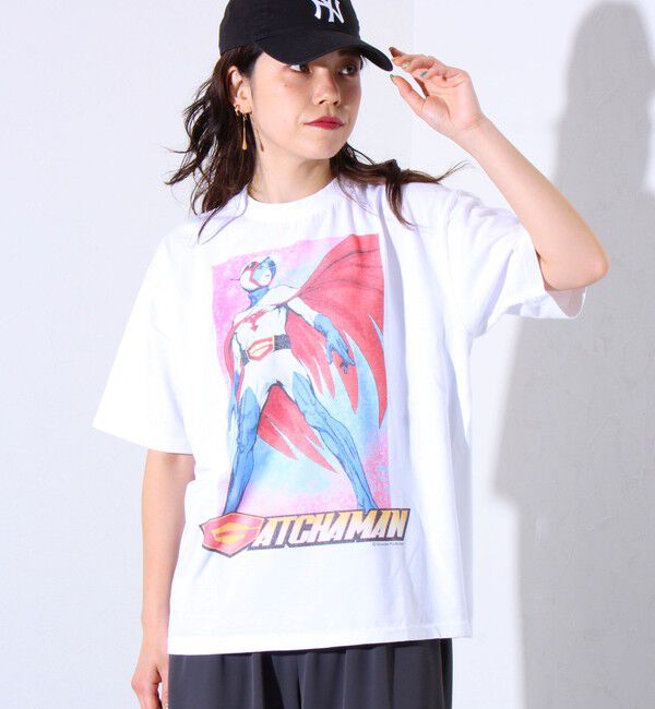 GLOSTER「昭和アニメヒーローTシャツ（スピードレーサー・ガッチャマン・マジンガーZ）」|Tシャツ・カットソー|