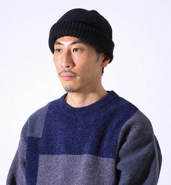 GLOSTER「【GLOSTER/グロスター】コーデュロイ ロールワッチ ニット帽」|ニット帽|