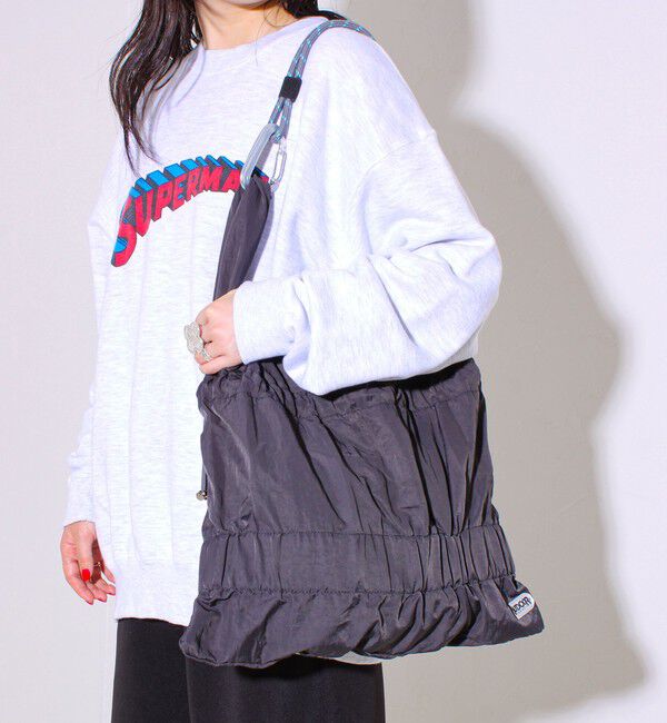 GLOSTER「【昨年即完アイテムが再登場！】【UNISEX】別注 OUTDOOR ドロストショッパーバッグ」|ショルダー・メッセンジャー|