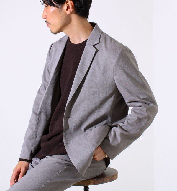 GLOSTER「【ビジカジ/セットアップ対応】GLOSTER イージーケアジャケット」|テーラードジャケット|