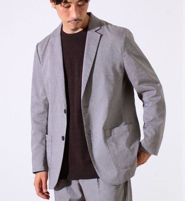 GLOSTER「【ビジカジ/セットアップ対応】GLOSTER イージーケアジャケット」|テーラードジャケット|