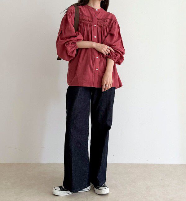 fredy emue「【GEVACO/ゲバコ】ピンタックブラウス」|シャツ・ブラウス|