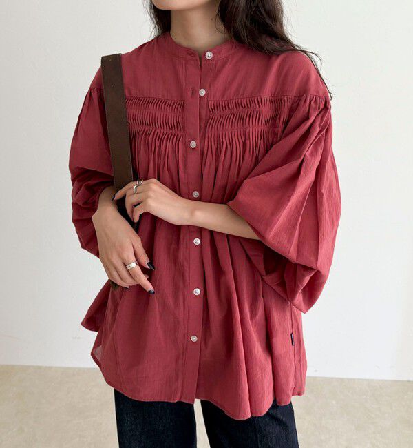 fredy emue「【GEVACO/ゲバコ】ピンタックブラウス」|シャツ・ブラウス|